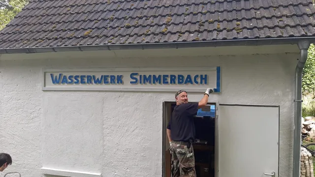 Das Vereinsheim am Simmerbach